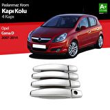 Opel Corsa D Krom Kapı Kolu 4 Kapı 2007-2014