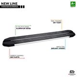 Peugeot Expert 2 Kısa Şase Newline Aluminyum Yan Basamak 219 Cm 2007-2016