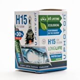 H15 12V 15/55W Pr Ll +%30 Fazla Işık