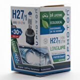 H27/1 12V 27W Pr Ll +%30 Fazla Işık