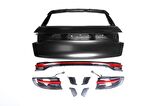 Porsche Macan 2018+ Bagaj Kapagı Ve Led Stop Facelıft - Kırmızı