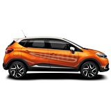 Renault Captur Krom Cam Çıtası 4 Prç. 2013-2020