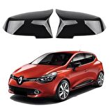 Renault Clio 4 (2017-2019) Yarasa Ayna Kapağı (Parlak Siyah)