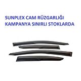 Sunplex Opel Vectra C Cam Rüzgarlığı Mügen Tip 4Lü