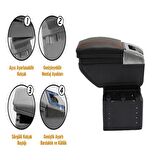 Sürgülü Kolçak Siyah-Kırmızı Dikişli / Icko60-Sk