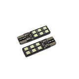 T10 Led Ampul Canbus'Lı Buz Mavi 2'Li Set 12V / Laam626-2