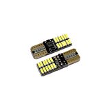 T10 Led Ampul Canbus'Lı Buz Mavi 2'Li Set 12V / Laam627-2