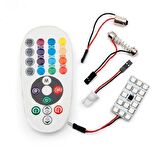Tavan Lambası 18 Smd Rgb Led 16 Renk Animasyon 12V/Latv104