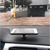 Torpido Üstü Mıknatıslı Telefon Tutacağı Altın / Syte145