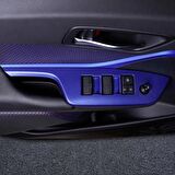 Toyota C-Hr 2016-2019 Kapı Kolçak Kaplama Mavi (Advance Model)