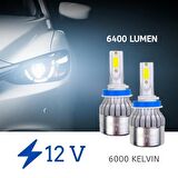 Ultratech Led Xenon Şimşek Etkili H4 3200Lm / Laam892