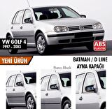 Volkswagen Golf 4 (1997-2003) Batman Yarasa Ayna Kapağı (Parlak Siyah)