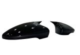 Volkswagen Jetta (2010-2018) Batman Yarasa Ayna Kapağı (Parlak Siyah)