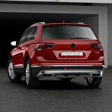 Volkswagen Tiguan Krom Arka Tampon Alt Çıtası 3 Prç. 2016 Üzeri