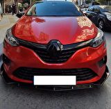 Renault Clio 5 Ön Tampon Eki Custom Ön Lip 3 Parça Vakum Üründür