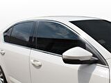 Skoda Octavia A7 Cam Çerçevesi 10 Prç Krom 2013 ve Sonrası