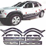 Dacia Duster 2010 2017 Kapı Kaplama Dodik Seti - DUSTER DODİK 12 PARÇA SET