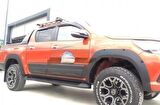 Toyota Hilux Çamurluk Kaplama Civatasız 2.5cm Dodik Seti 2012 / 2019