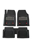 Safir Seat Toledo Havuzlu Universal Paspas Krom Karbon