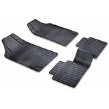 Pufi Halı Paspas Tamba Basic Siyah Ekonomik Universal /Tepay65