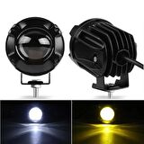 Offroad Sis Lambası 40W Beyaz-Amber Çakarlı 12-30V / Lass297