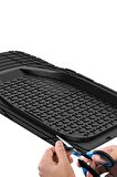 Volkswagen Tiguan 3D Havuzlu Sahler Universal Paspas Mat Siyah