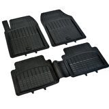 Renault Clio 4 Uyumlu Universal Pufi Race Paspas Siyah Renk