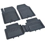 Opel Combo Uyumlu Universal Pufi Race Paspas Koyu Gri Renk