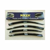 Niken Opel Corsa D 2007- Kromlu Cam Rüzgarlığı 4Lü