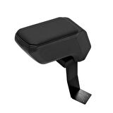 Peugeot 207 Kol Dayama Kolçak Çelik Ayaklı ABS Siyah 2006-2012 A+Kalite