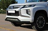Isuzu Dmax Off Road Ön Tampon Koruma Demiri Siyah Çiftli Bıyık 2006+ PST18