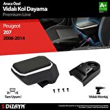 Peugeot 207 ABS Vidalı Kol Dayama Kolçak Gri 2006-2014 A+Kalite