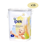 İpek Maxi Bebek Temizleme Pamuğu 60'lı 16 Paket