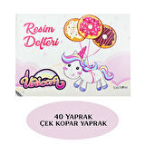 Çınar Uninote Resim Defteri Dikişli Büyük Boy A4 40 Yaprak 3 Adet 