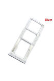 Xıaomi Red Mi Note 9 Pro Max Sim Plastiği Sim Kart Aparatı Sim Tray Holder Silver Gri Uyumlu