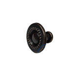 Dekoratif Zamak Düğme - 23x23mm, Eskitme, 100 Adet