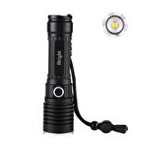 GHT-5761 XP90 LED 3 Mod Zoomlu Yağmur Suyu Geçirmez Şarjlı El Feneri