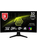 MSI MAG 32CQ6F 31.5" 0.5 ms 2K Curved 180 Hz Oyuncu Monitörü