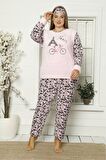 Welsoft Polar Büyük Beden Pijama Takımı 32D-183311
