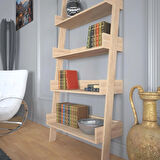 Pasific Home Only Merdiven Kitaplık , 5 Raflı, Meşe