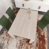 Pasific Home Single Mutfak Yemek Masası, 120 x80 cm, Dikdörtgen, Meşe