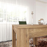 Pasific Home Single Mutfak Yemek Masası, 90x90 cm, Kare, Koyu Meşe