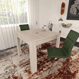 Pasific Home Single Mutfak Yemek Masası, 90x90 cm, Kare, Meşe