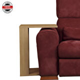 Pasific Home Single Çok Amaçlı Tekerlekli C Sehpa ,Koltuk Sehpası, Bambu