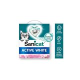 Sanicat Active White Lotus Flower 10 lt Bentonit Kedi Kumu