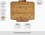 Karaca Arel 4 Parça Bambu Kesme Tahtası 28 cm