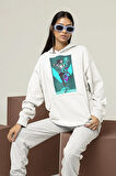 Sage Heal Karakter Baskılı Unisex Oversize Vvalorant Hoodie