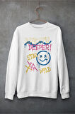 Breath Deeper ! Stay Wild Tasarım Unisex Oversize Sweatshirt
