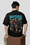 Pantera Rock Metal Müzik Grubu Baskılı Unisex Oversize Tişört