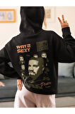 Drake Way 2 Sexy Baskılı Unisex Oversize Tasarım Rapper Şarkıcı Hoodie